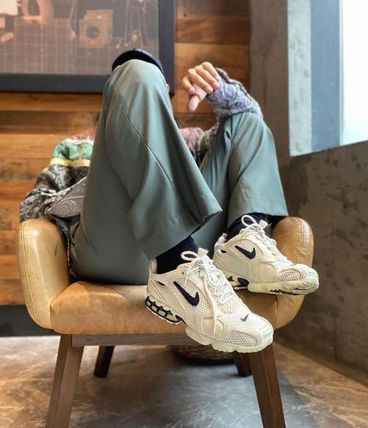 Nike 2020 SS Nike Air Zoom Spiridon Cage 2 Stussy Fossil (CQ5486-200)
