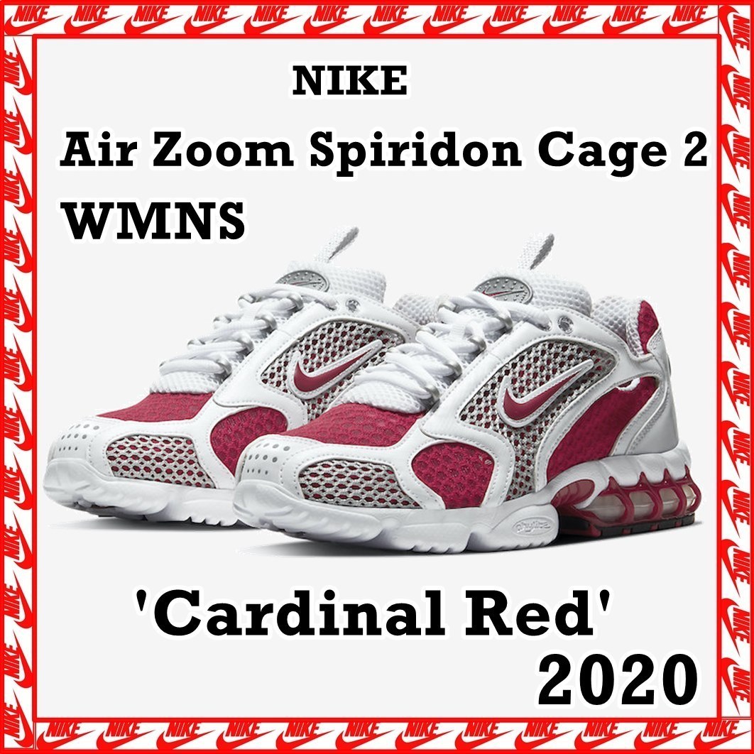 スニーカー Nike Air Zoom Spiridon Cage 2 Cardinal Red WMNS 2020 SS 20
