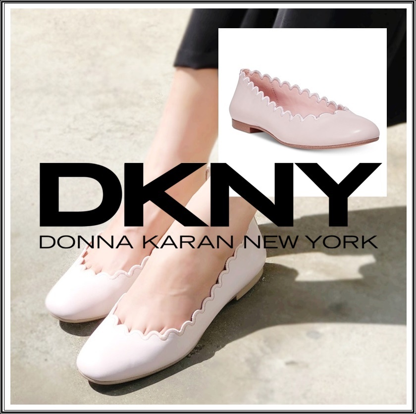 DKNY★Willow Scallop バレエフラットシューズ