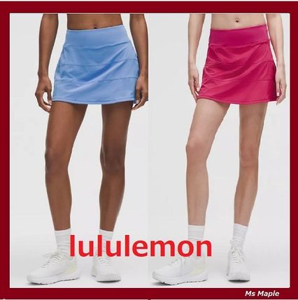 動きやすい長めスカート★lululemon★Pace Rival Tallインナー付 動きやすい長めスカート☆lululemon☆Pace Rival Tallインナー付