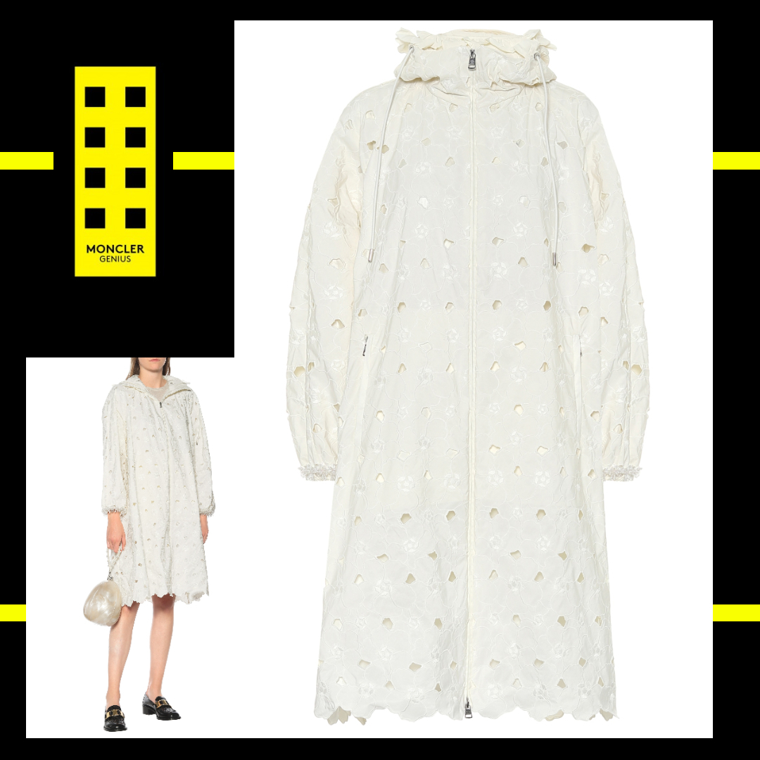 4 Moncler Simone Rocha 花刺繍エレガントコート Zaleia コート サイズを選択してください 1 M Ilgaimportadora Com