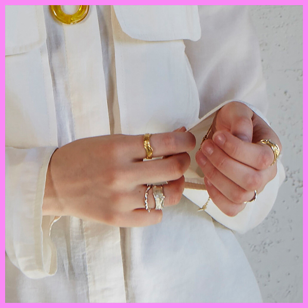 【SALUT DE MIEL】Mel ring & Mel wide ring〜メルリング