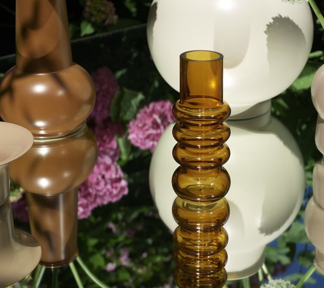 NORMANN COPENHAGEN ガラス 花瓶 ベース グラス