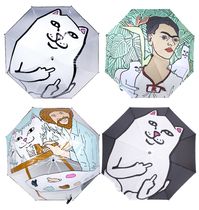 RIPNDIP(リップンディップ) 傘・レイングッズ 猫ちゃんも雨の日楽しい Ripndip リップンディップ Umbrella　傘