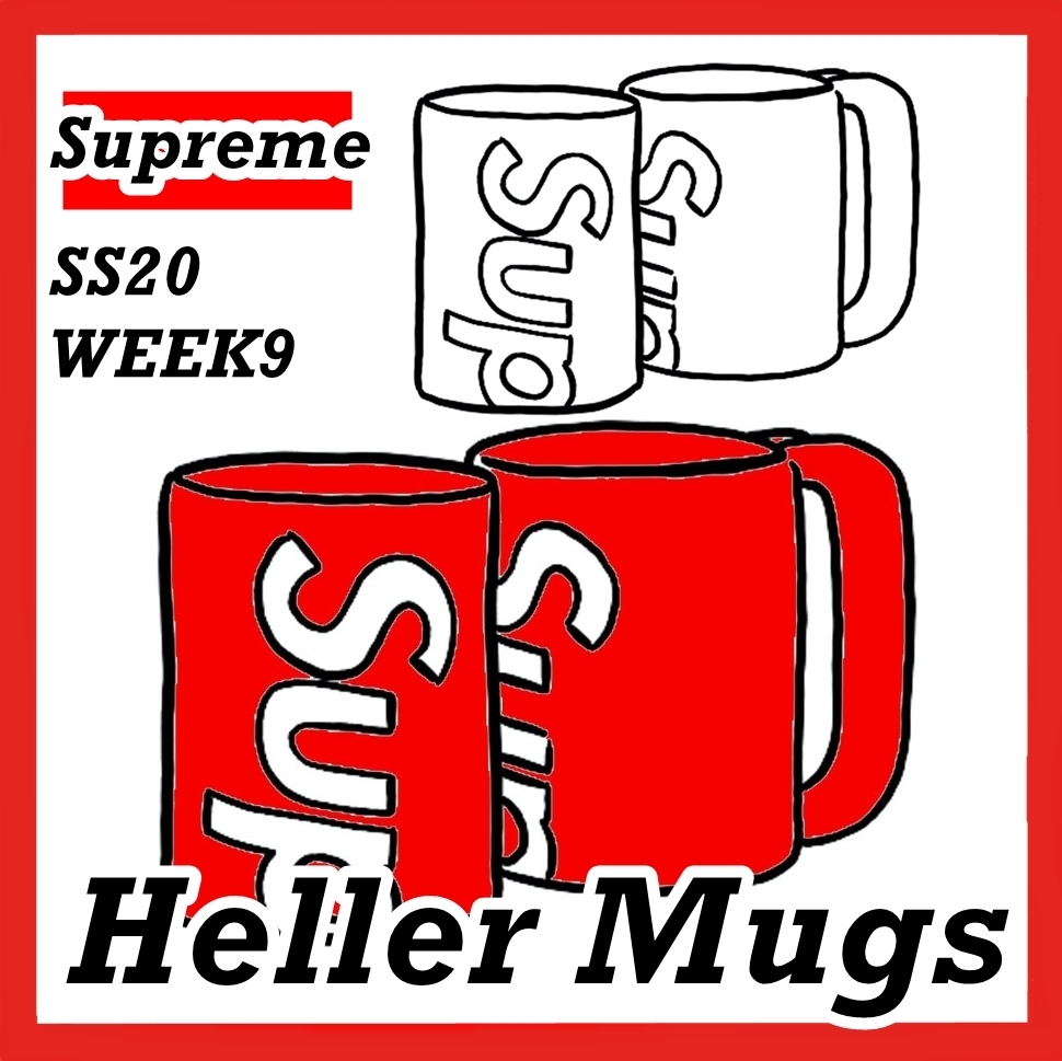 マグカップ・ティーカップ Supreme Supreme Heller Mugs SS 20 WEEK 9