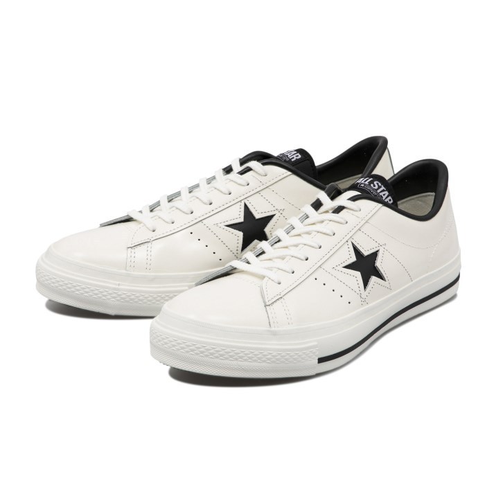 国内配送 CONVERSE ONE STAR J Made in Japan WHITE /BLACK