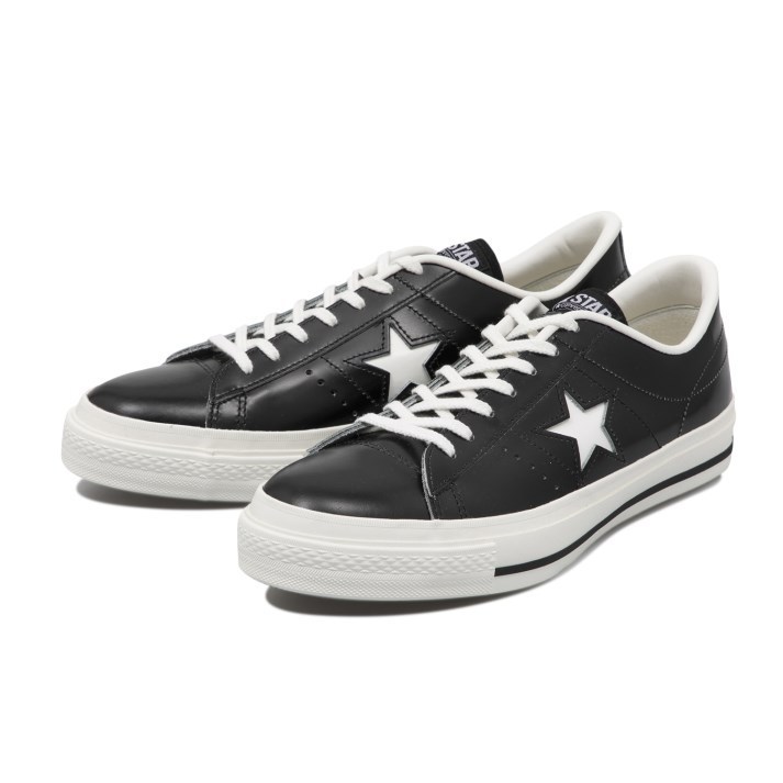 国内配送 CONVERSE ONE STAR J Made in Japan BLACK /WHITE