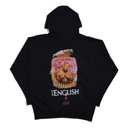 【PROLIFIC RECORDS.】Old English Hoodie Black
