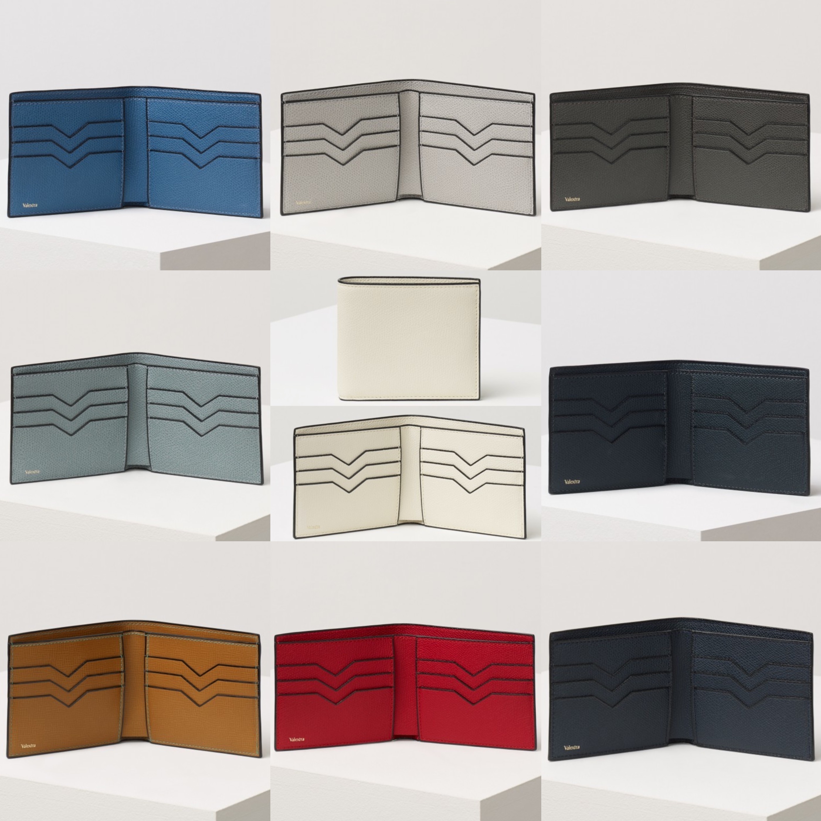 セレブ御用達 Valextra【入手困難】BIFOLD 6CC 二折り財布 全色
