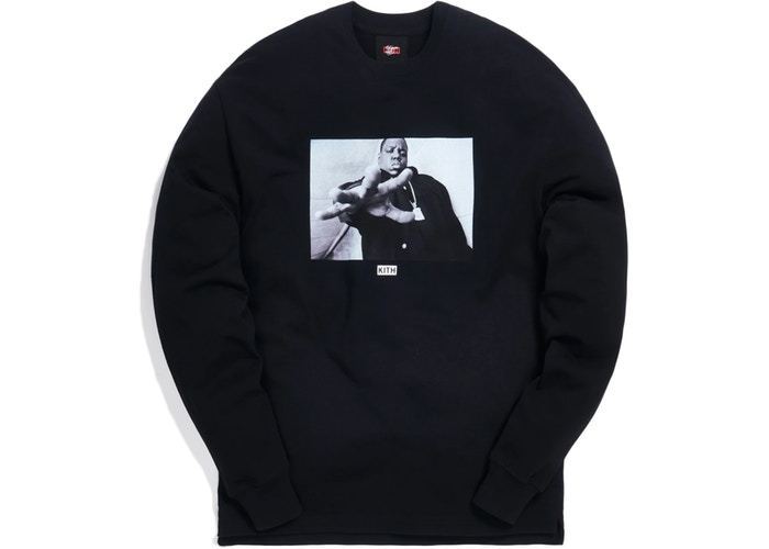★Kith キス x Biggie Gimme The Loot L/S Tee Black