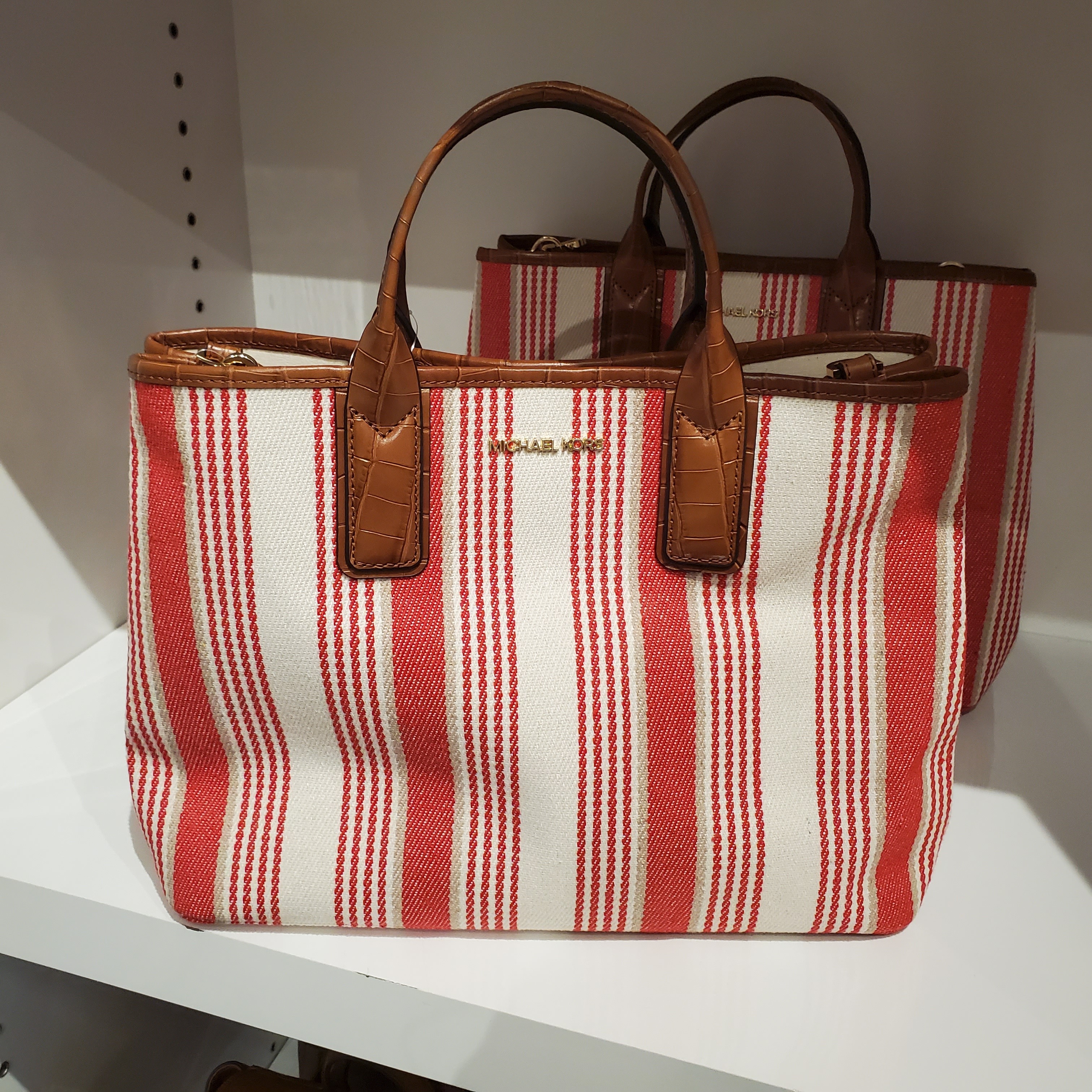 [MICHAEL KORS] キャンバストートバッグ GREENWICH MICHAEL KORS] キャンバストートバッグ GREENWICH