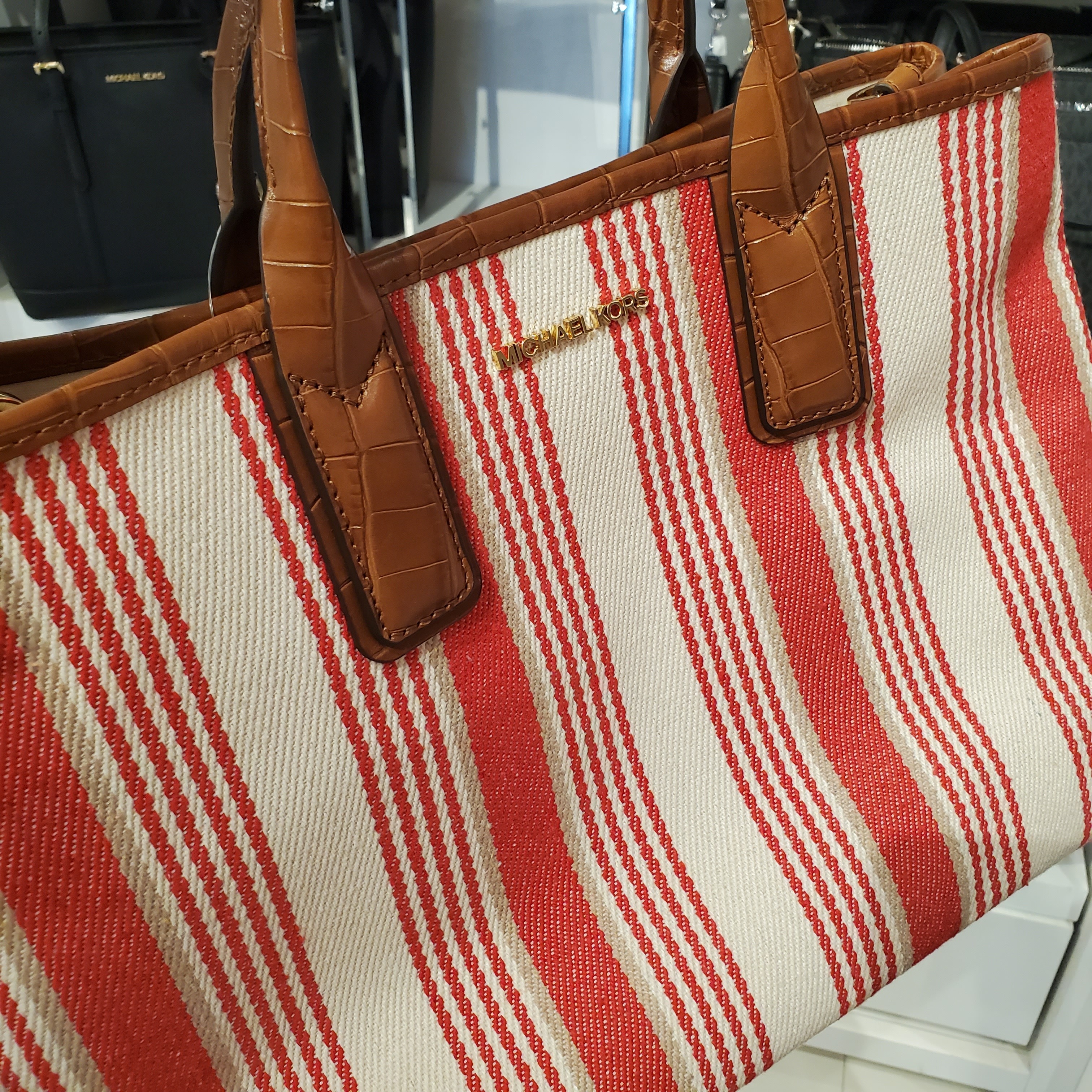 MICHAEL KORS] キャンバストートバッグ GREENWICH