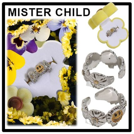 MISTER CHILD Rings Unisex Street Style Rings