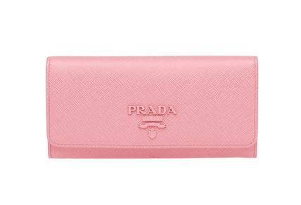 ピンク系 ミラノ PRADA(プラダ) 長財布(レディース) - 海外通販のBUYMA