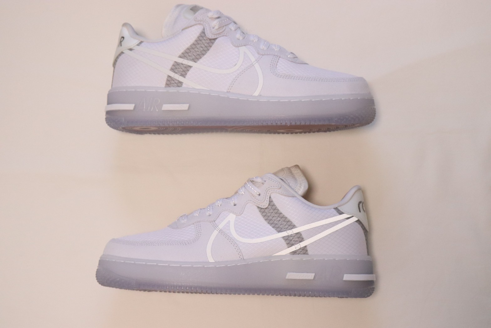 ★大人気★NIKE AIR FORCE 1 REACT QS D/MS/X \"WHITE\"