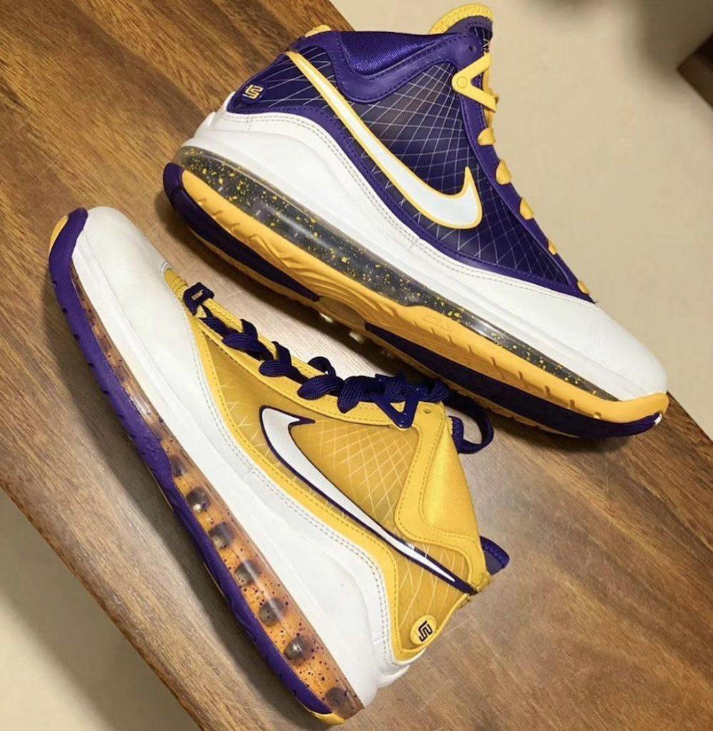 送関込 Nike Lebron 7 Lakers Media Day 26~30㎝