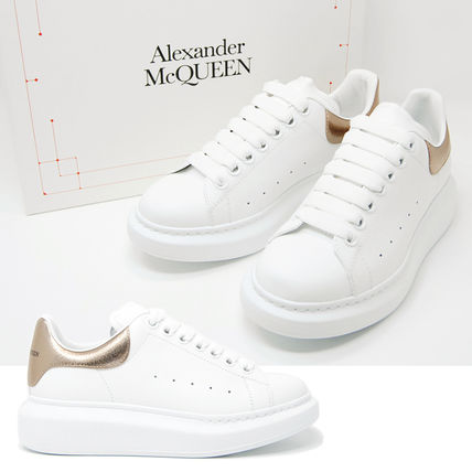 alexander mcqueen Low-Top Platform Lace-up Casual Style Unisex Street Style Plain