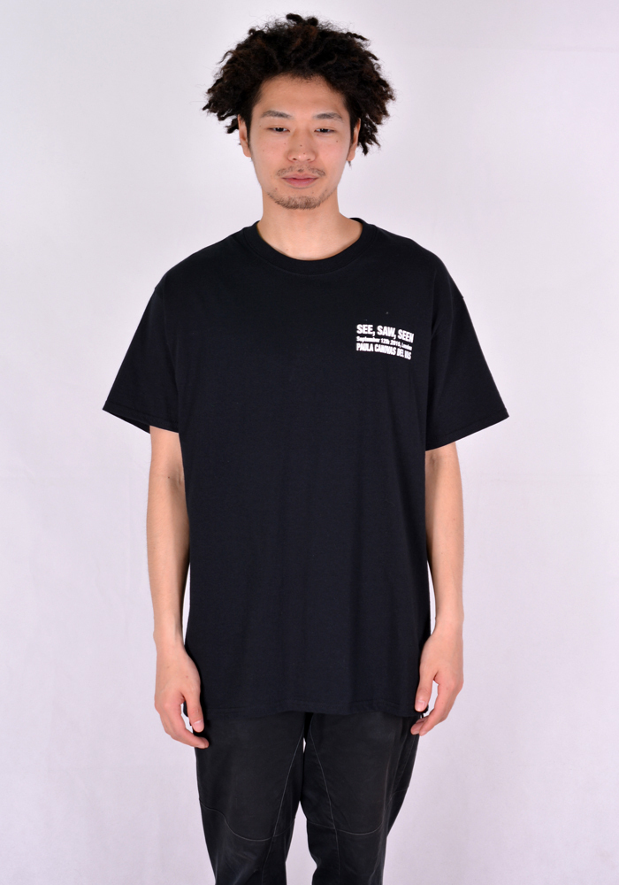 Tシャツ・カットソー PAULA CANOVAS DEL VAS AT004 SHORT SLEEVE T-SHIRT BLACK