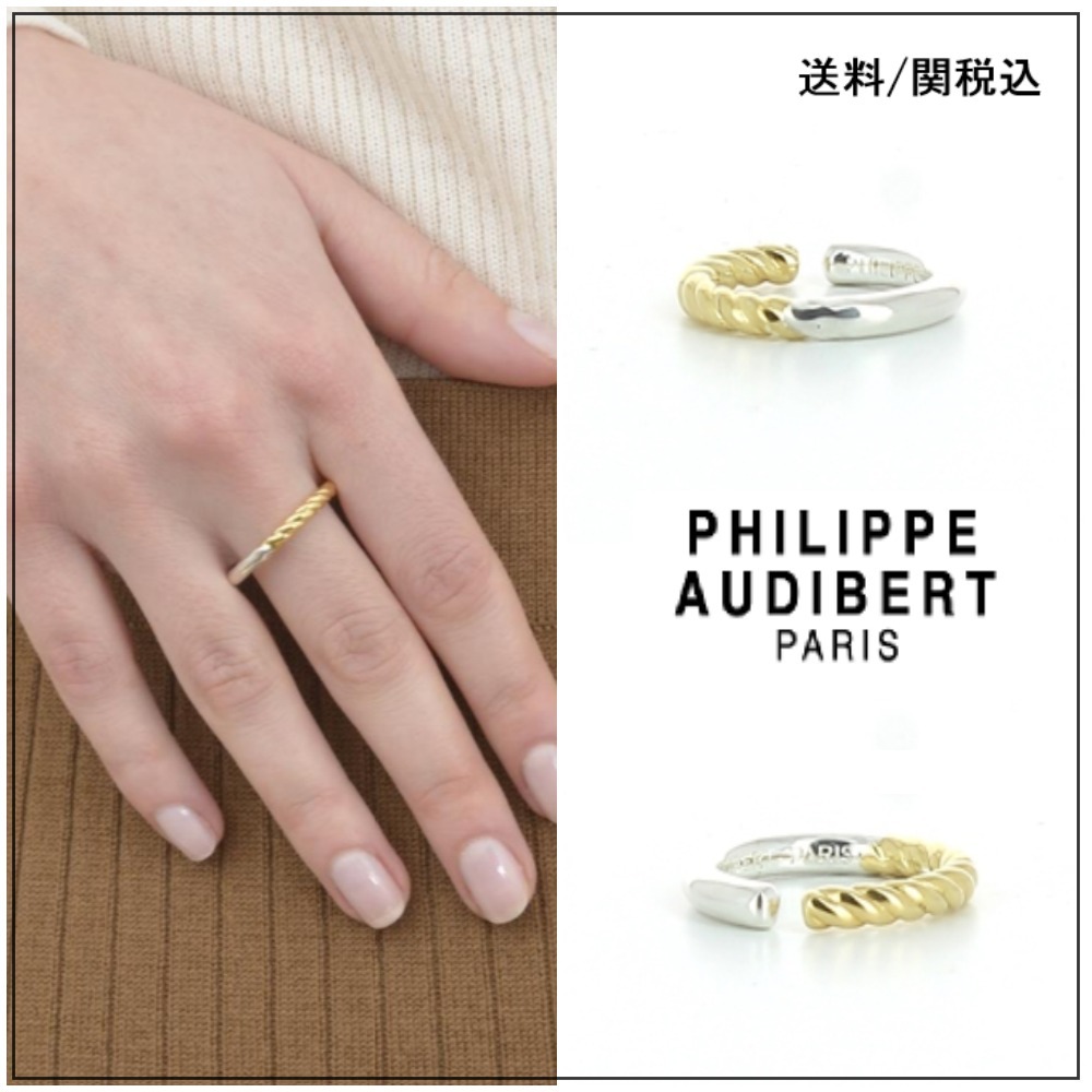 【Philippe Audibert】QUINCY ゴールド×シルバー コンビ リング