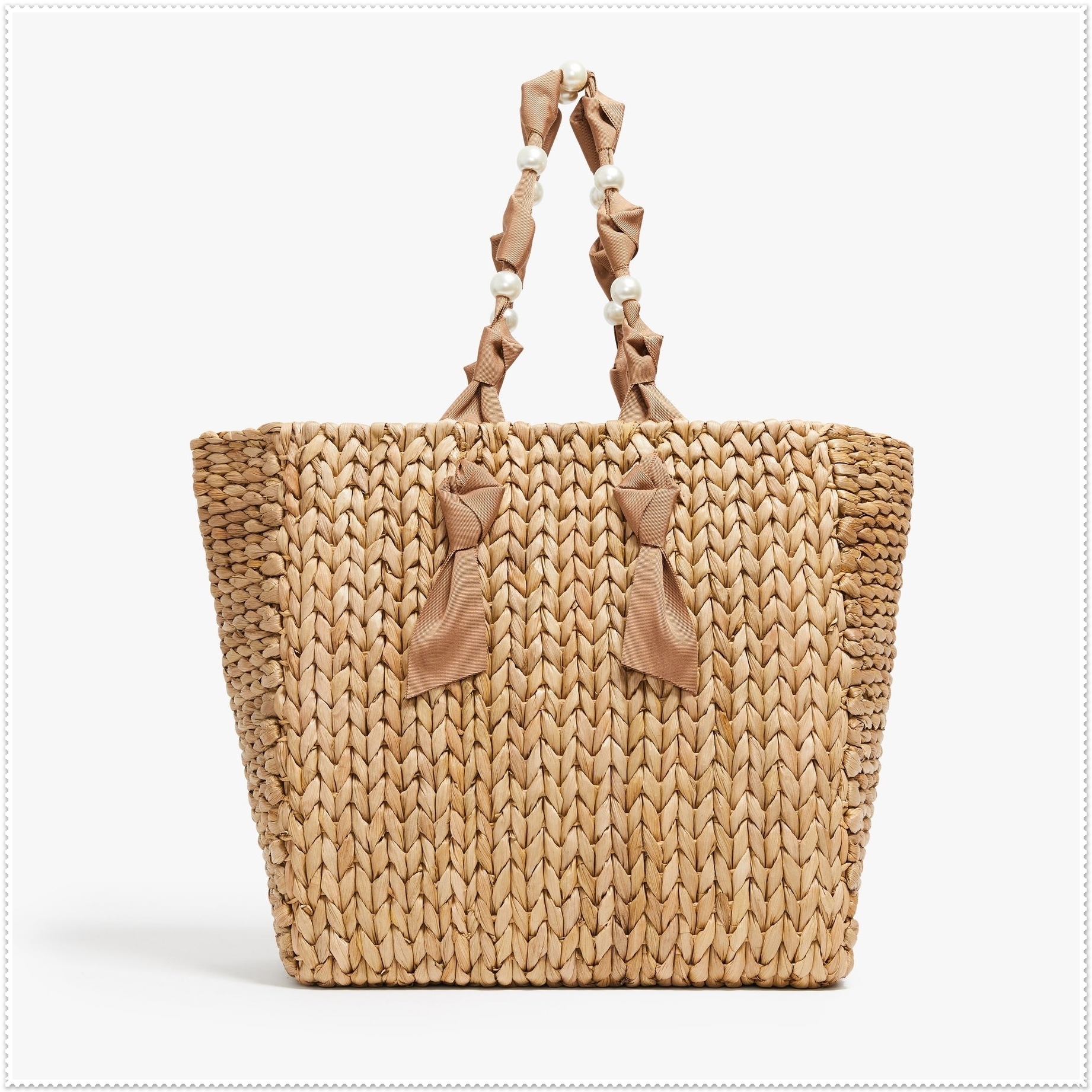 PAMELA MUNSON かごバッグ Pamela Munson■ISLA BAHIA PEARL トートバック 関税送料込(2)