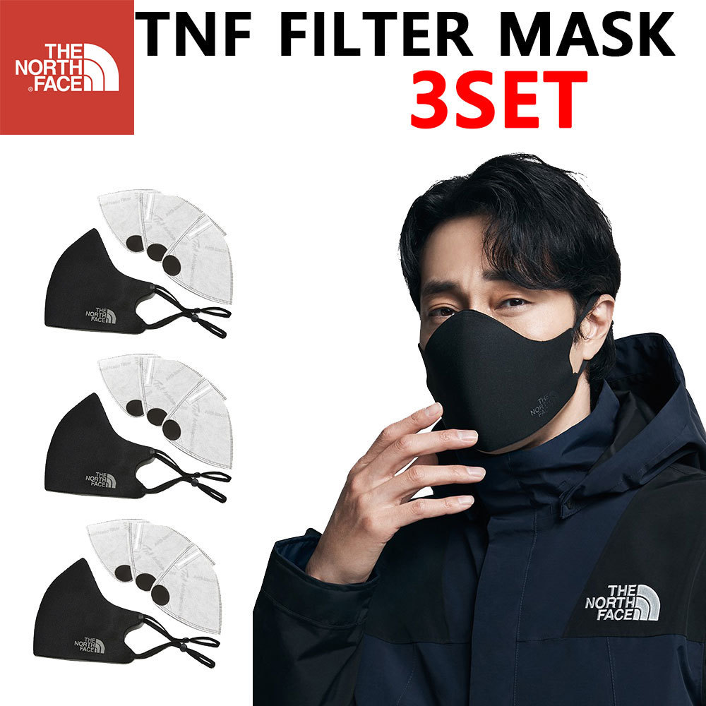 新作! THE NORTH FACE★TNF FILTER MASK★3SET (MASK3+FILTER9)