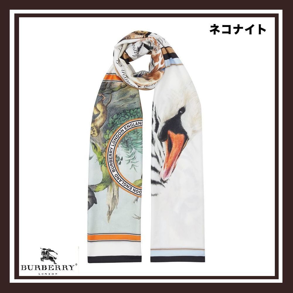 【直営店買付】★Burberry★プリント スカーフ