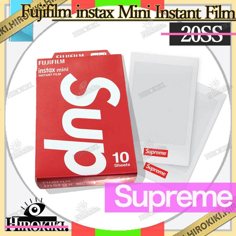 20SS/Supreme Fujifilm instax Mini Instant Film (Pack of 10 ...