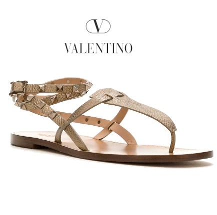 Valentino Garavani ロックスタッズ ダブル サンダル