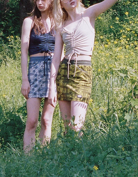 SCULPTOR キャミソール ☆韓国の人気☆SCULPTOR☆STRIPE STRING HALTER TOP☆(2)