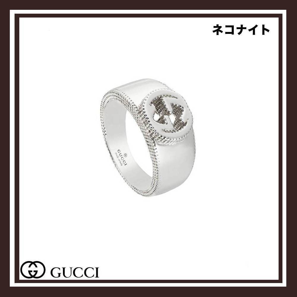 【直営店買付】★GUCCI★インターロッキングG リング