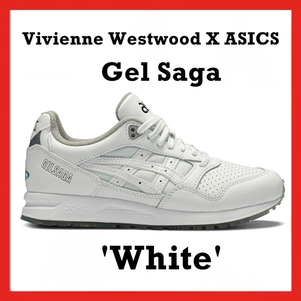 大きい割引 Vivienne 19 FW 2019 'White' Saga Gel ASICS x Westwood スニーカー 大きい割引 Vivienne 19 FW 2019 'White' Saga Gel ASICS x Westwood スニーカー