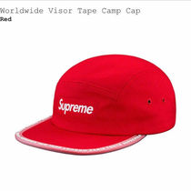 Supreme Worldwide Visor Tape Camp Cap Red 帽子 キャップ 赤