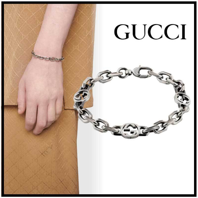 贈る結婚祝い 付属品有り インターロッキングG GG GUCCI ブレスレット