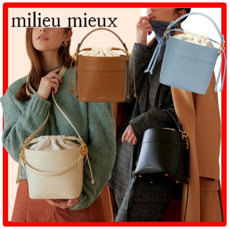 ☆人気☆milieu mieux☆moimeme bucket bag☆4色☆
