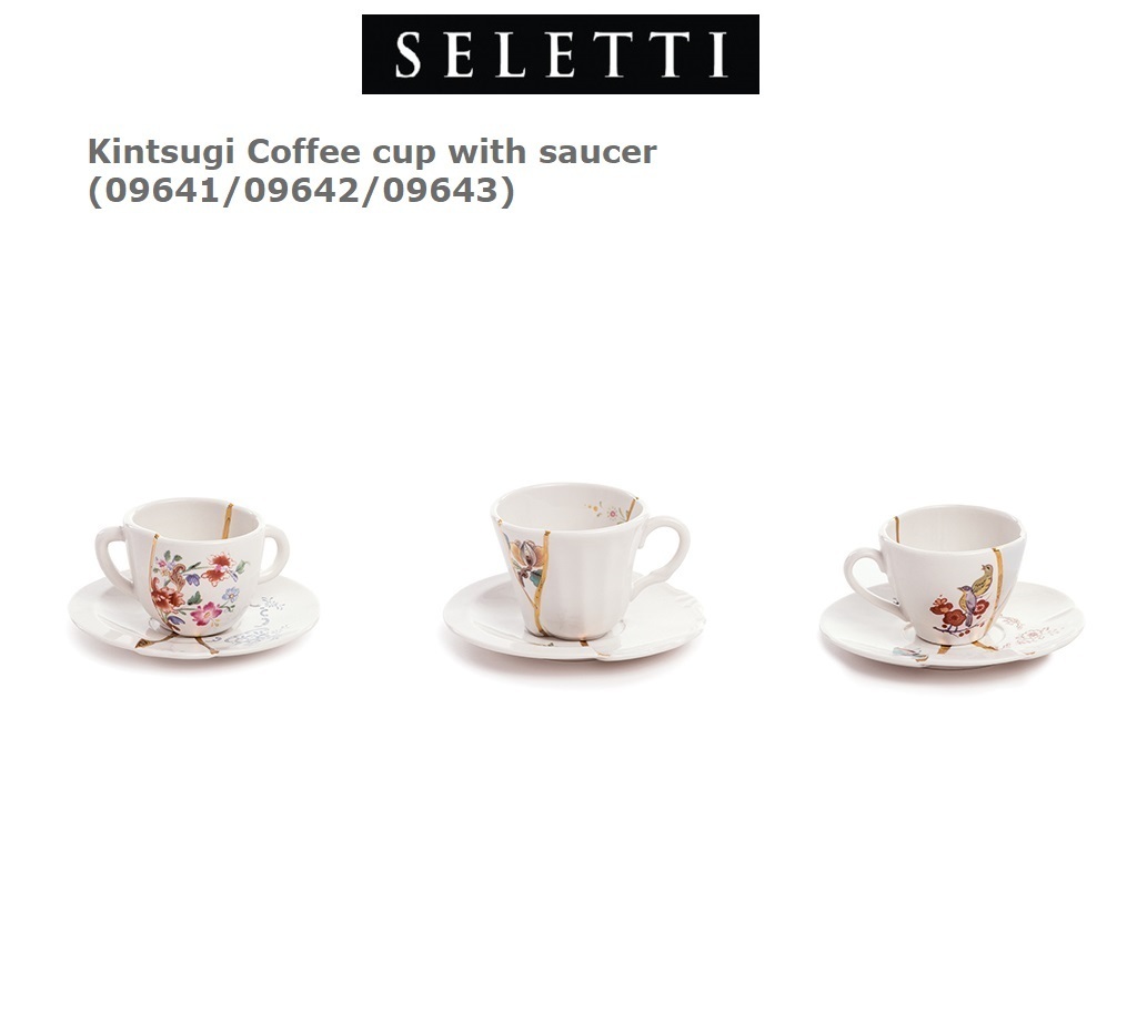 国内発| SELETTI Kintsugi コーヒーカップ&ソーサー