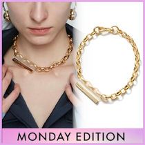 【MONDAY EDITION】大人気★ME Tag Bold ネックレス/GOLD