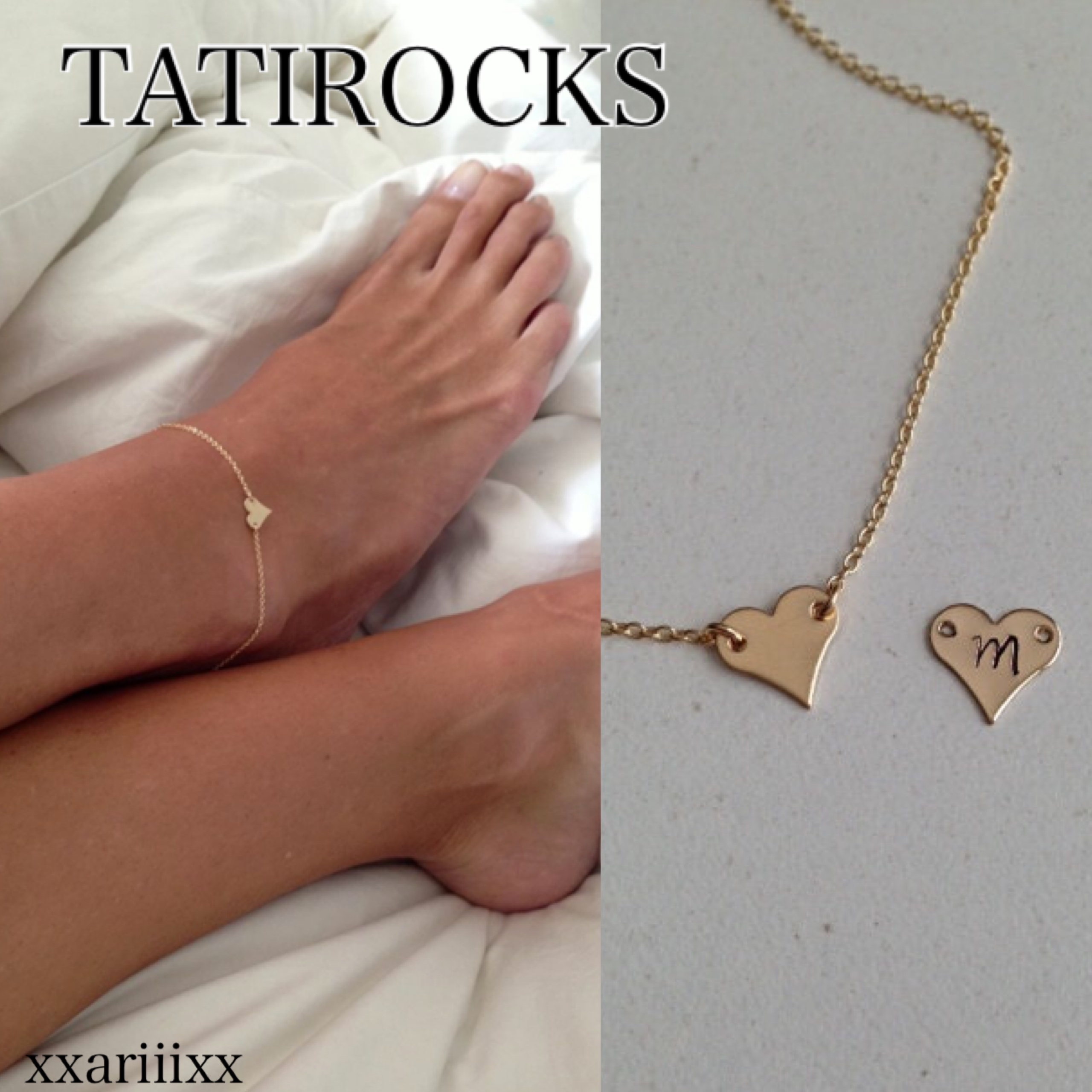◆NEW◆TATIROCKS◆ スウィートハート アンクレット ２色