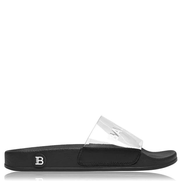 残少 BALMAIN バルマン フラットサンダル Bロゴ レザーソール