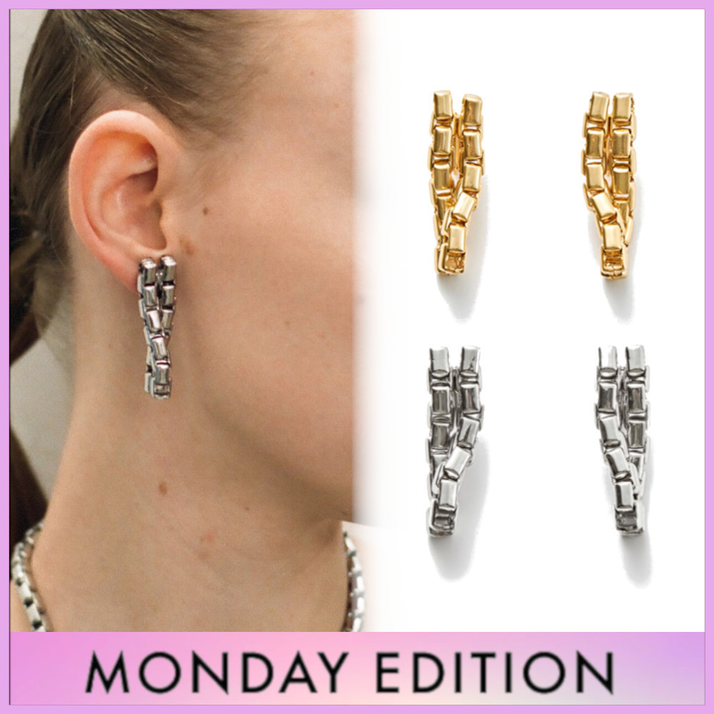 代引き人気 【MONDAY EDITION】大人気★Twin Movement ピアス/GOLD, SILVER ピアス 代引き人気 【MONDAY EDITION】大人気★Twin Movement ピアス/GOLD, SILVER ピアス