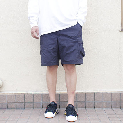 Propper Cargo Street Style Plain Cotton Oversized Khaki Cargo Shorts