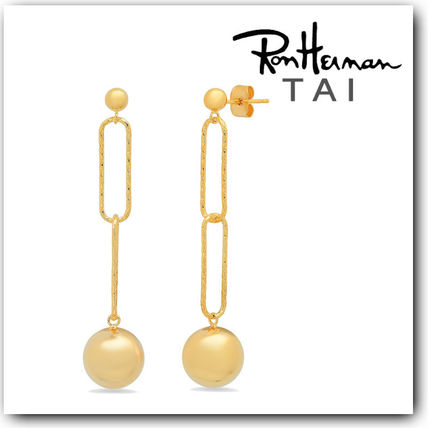 Goldピアス Herman☆TAI jewelry リンクチェーン 【関税込】Ron Goldピアス Herman☆TAI jewelry リンクチェーン 【関税込】Ron