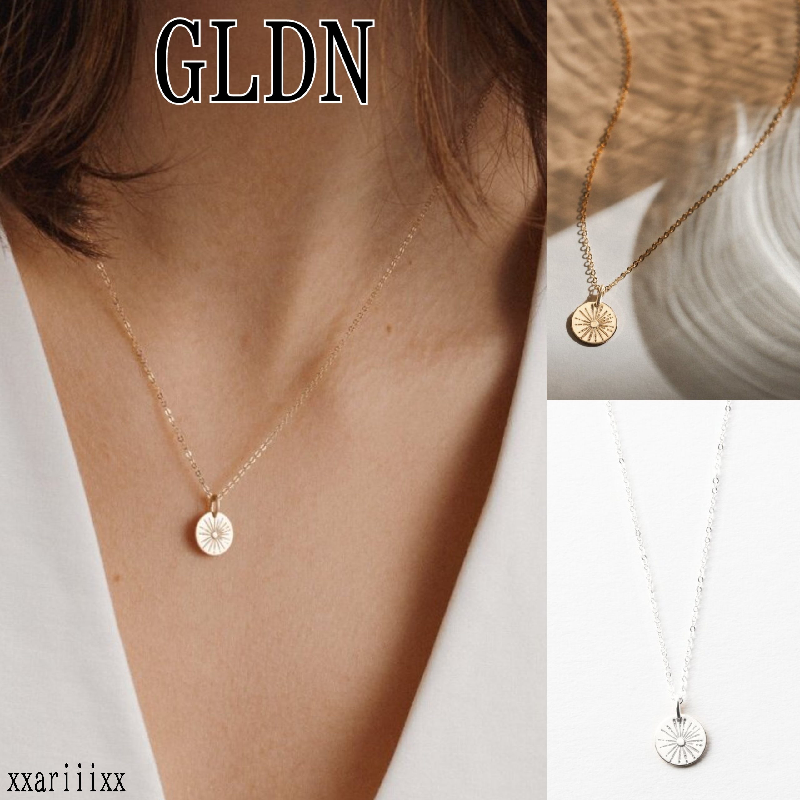 ◆NEW◆GLDN◆ サンビーム ネックレス ２色