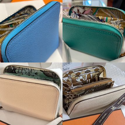 HERMES Silk In(エルメス シルクイン) 折りたたみ財布(レディース ...