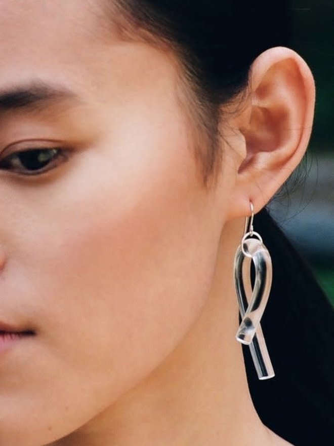 カナダ発【Corey Moranis】Loop Earrings★ルーサイトピアス