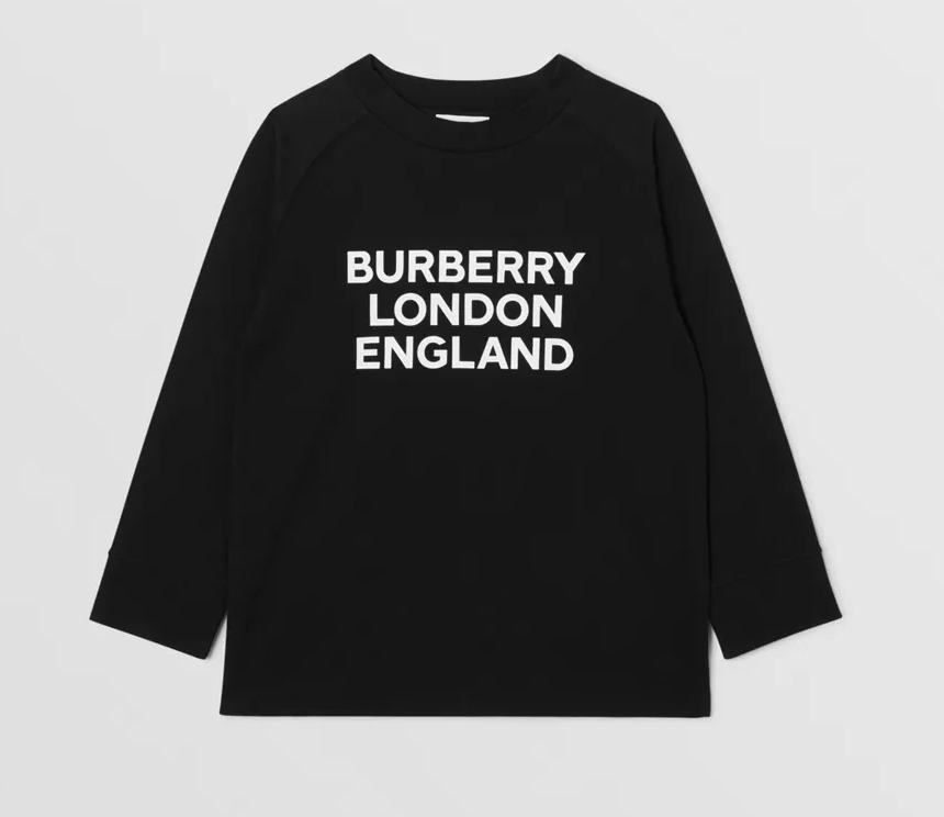 Burberry キッズ用トップス 日本未入荷色【BURBERRY】ロングスリーブ ロゴプリント トップ(5)