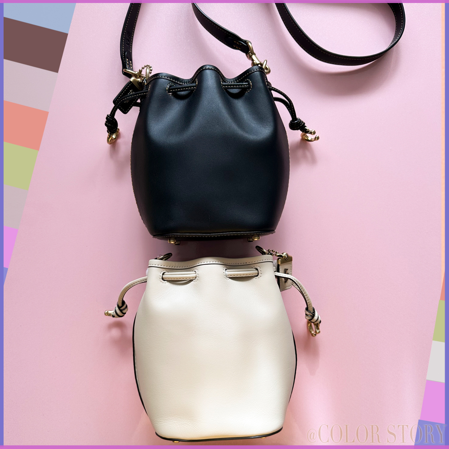 COACHブティック】人気の新作がVIP SALE○ローラ 巾着バッグ