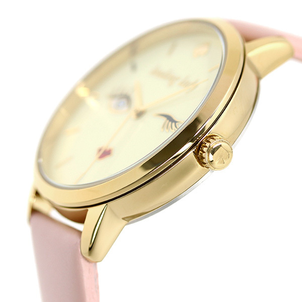 SALE! KATE SPADE キュートなウィンク文字盤 ピンクレザー♪ SALE! KATE SPADE キュートなウィンク文字盤 ピンクレザー