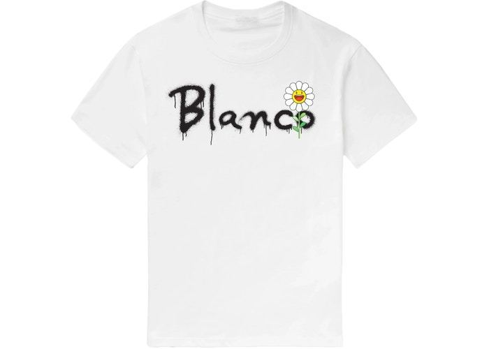 Tシャツ・カットソー J Balvin Blanco x Takashi Murakami Script Tee White SS 20
