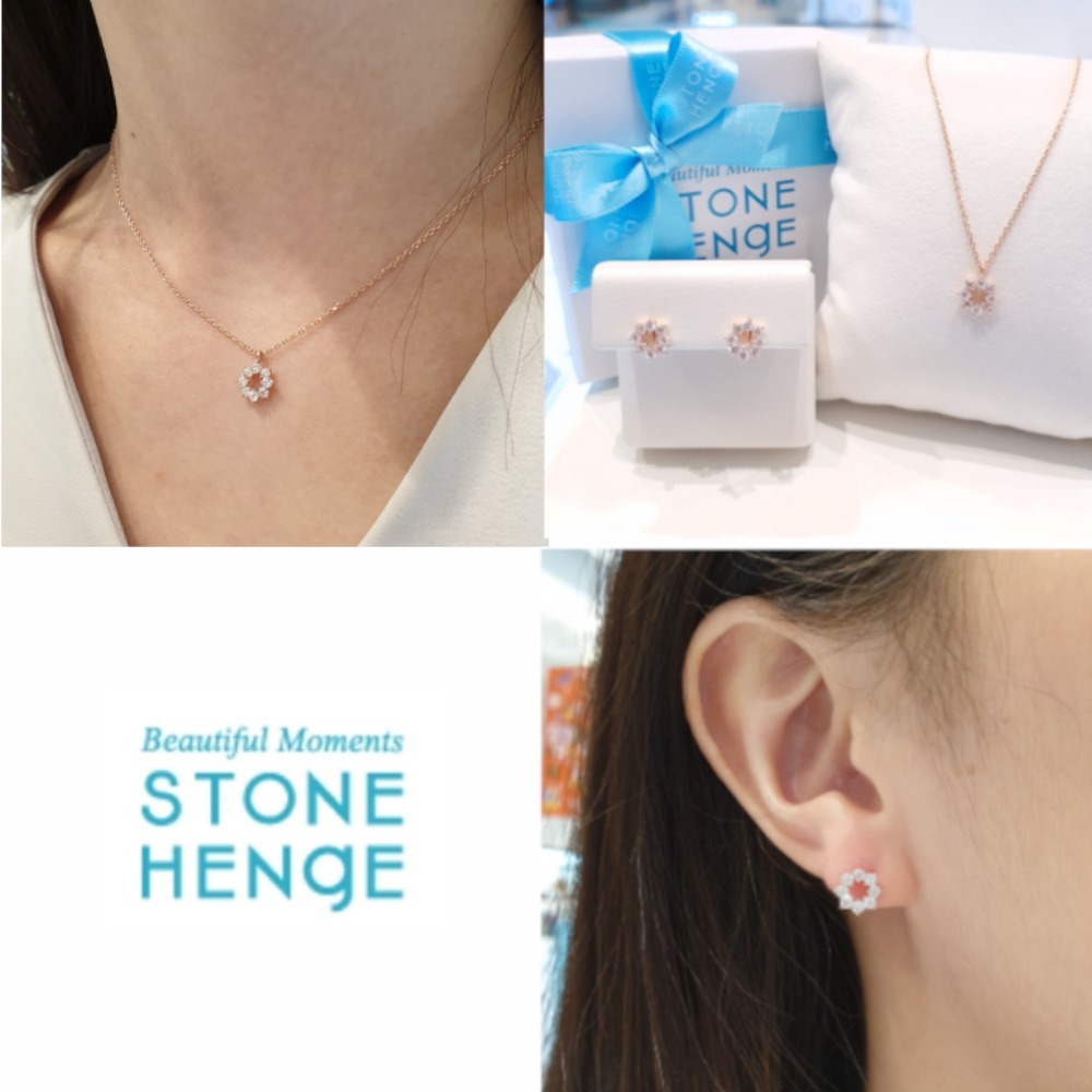 ☆Stone Henge☆ ネックレス ピアス セット