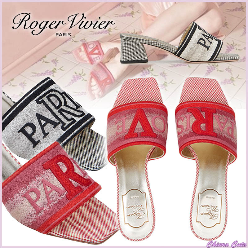 【20SS】 ROGER VIVIER_women / Vivier Loves Parisサンダル/2色 サンダル・ミュール 【20SS】 ROGER VIVIER_women / Vivier Loves Parisサンダル/2色 サンダル・ミュール